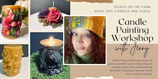 Image principale de Candle Painting with Jenny at Studio on the Farm