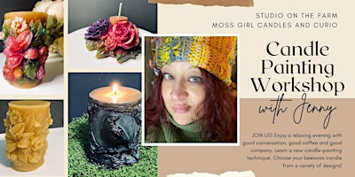 Image principale de Candle Painting with Jenny at Studio on the Farm