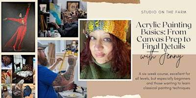 Image principale de Acrylic Painting Basics: From canvas prep to final details