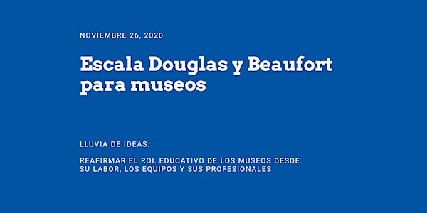 Escala Douglas y Beaufort para museos