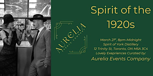 Image principale de Spirit of the 1920s Soirée