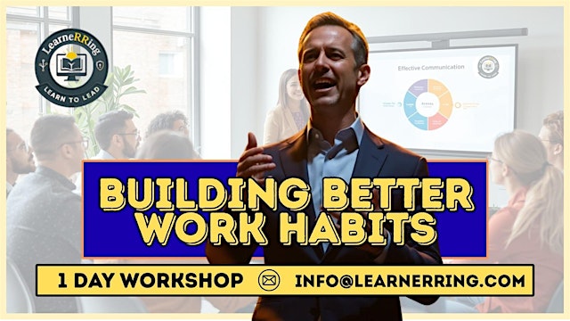 Hauptbild für Building Better Work Habits 1-Day Workshop | Oklahoma City, OK