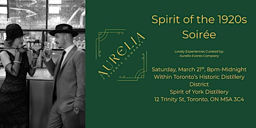 Image principale de Spirit of the 1920s Soirée