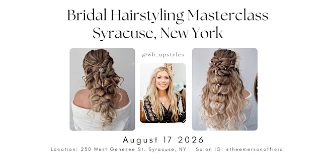 Image principale de Syracuse, New York Hairstyling Masterclass