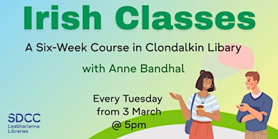 Image principale de Beginner's Irish Classes (Six-Week Course)