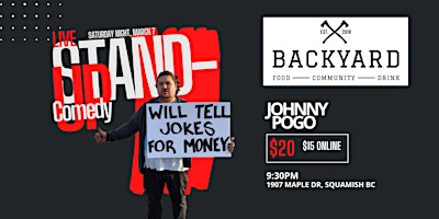 Image principale de Johnny Pogo @ The Backyard