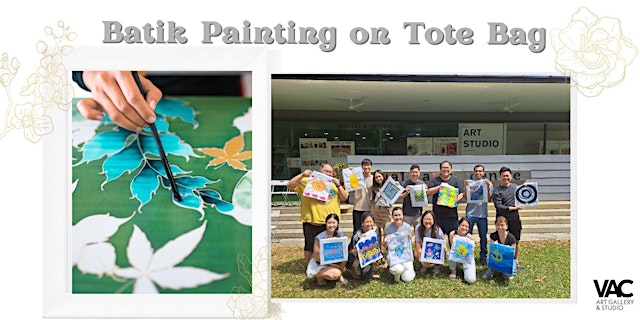 Image principale de Batik Painting with Tote Bag - Art Workshop Experience 蜡染托特包绘画工作坊(Sat-Sun)