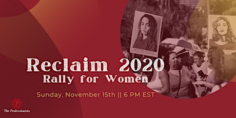 The Reclaim 2020 Rally for Women primary image