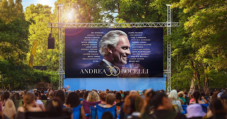 Andrea Bocelli Outdoor Cinema Celebration at Calke Abbey, Derby