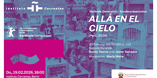 Image principale de Instituto Cervantes bei der BERLINALE: Allá en el cielo