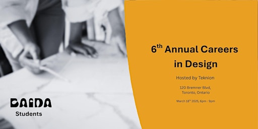 6th Annual Careers in Design by BAIDA Students primary image