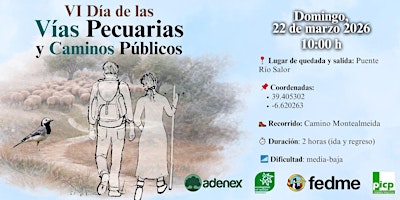 Image principale de VI Día de las Vías Pecuarias y Caminos Públicos | Camino MonteAlmeida