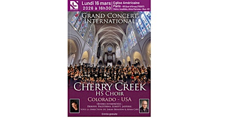 Image principale de 100 choristes et musiciens américains sur scène - Cherry Creek Choir USA