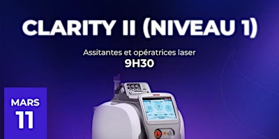 Formation Clarity II (Assistantes & Opératrices laser)- Niveau 1 primary image