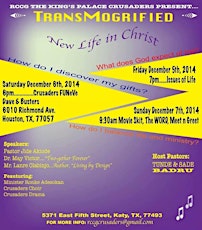 TRANSMOGRIFIED "New Life in Christ"      (DEC. 5TH-7TH) primary image
