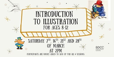 Image principale de Illustration Workshop for ages 8-12!