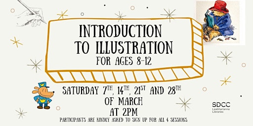 Image principale de Illustration Workshop for ages 8-12!