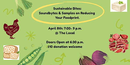 Image principale de Sustainable Bites: Soundbytes & Samples for Reducing Your "Foodprint".