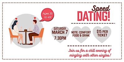 Image principale de Speed Dating at Note (Ages 35 to 45)
