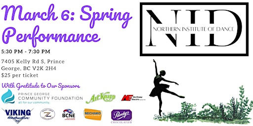 Image principale de March 6 Performance: Northern Institute of Dance