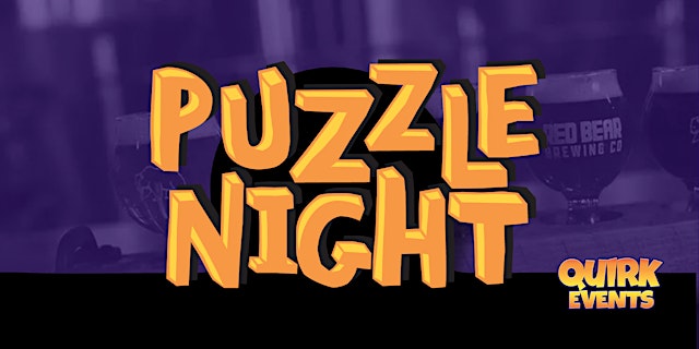 Image principale de Puzzle Night at Red Bear Brewing!