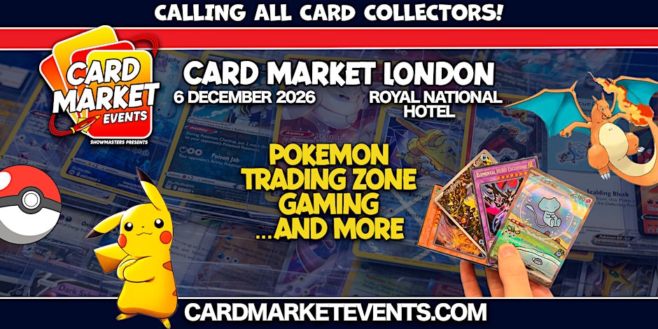 buy pokemon cards london Pokmon TCG: Pokmon Day 2026 Collection : Toys & Games London Card Show is almost