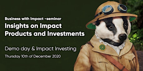 Insights on Impact Products and Investments - Demo Day & Impact Investing primary image