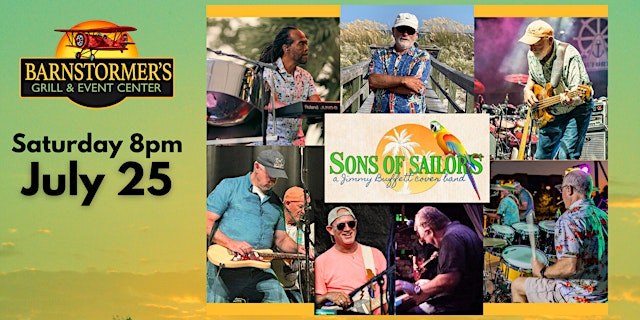 Image principale de Barnstormer’s Grill Presents A Jimmy Buffett Cover Band *Sons of Sailors*