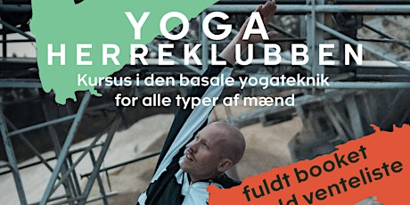 VENTELISTE TIL YOGA HERREKLUBBEN - Kursus i den basale yogateknik primary image