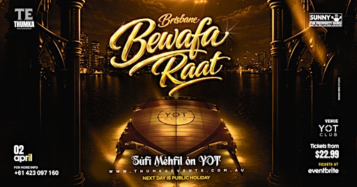 Brisbane Bewafa Raat – Sufi Mehfil on YOT highlight