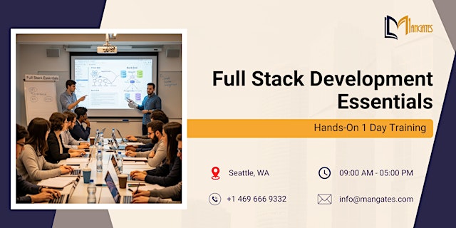 Image principale de Full Stack Development Essentials: Hands-On 1 Day Training in Seattle, WA