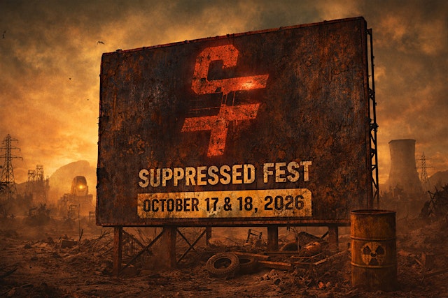 Imagen principal de Suppressed Fest 2026 - DAY ONE - Saturday Oct 17th