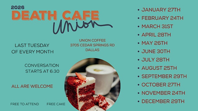Image principale de Death Cafe Union (Dallas)