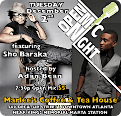 Open Mic feat. Sho Baraka Hosted by Adan Bean primary image