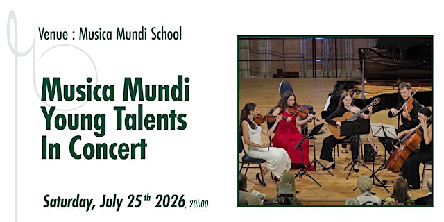 Image principale de Musica Mundi Young Talents 25