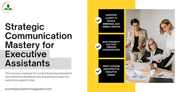Image principale de Communication Mastery 1 Day Session for Executive Assistants | Las Vegas