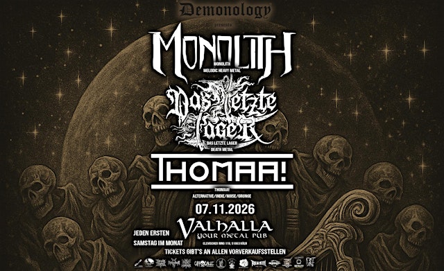 Image principale de Demonology: Monolith + Das Letzte Lager + THOMAA!