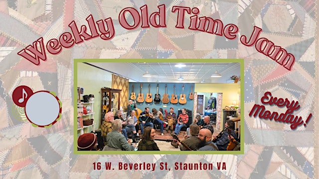 Monday Old Time Jam at Queen City Music Studios primary image