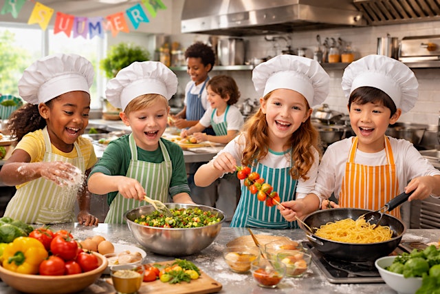Image principale de Week 7: Culinary Summer Camp (July 20-24, 9am-12:30pm), $380