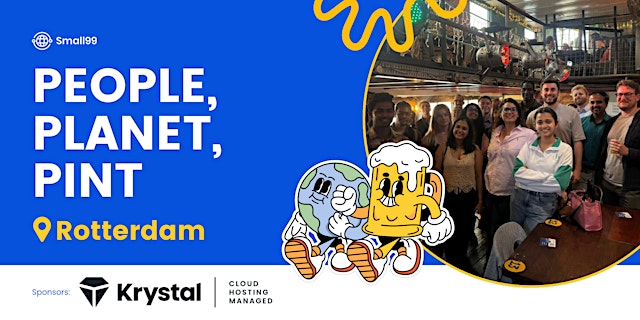 Imagem principal de Rotterdam - Small99's People, Planet, Pint™: Sustainability Meetup