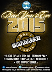 Hoboken Bar & Grill New Year's Eve 2015 primary image