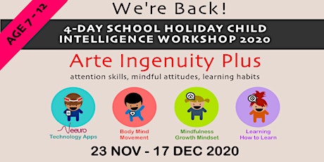 Arte Ingenuity Plus - 4 Days School Holiday Child Intelligence Workshop primary image