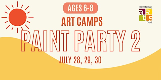 SUMMER ART CAMP: Paint Party 2 (ages 9-15) primary image
