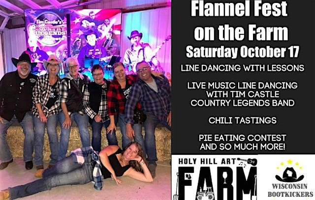 Image principale de Flannel Fest Line Dancing / Holy Hill Art Farm / Hubertus- Wisconsin