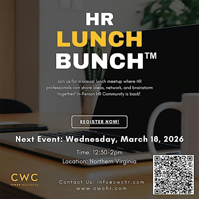 Image principale de 2026 HR Lunch Bunch-NOVA: A Mastermind for HR Professionals