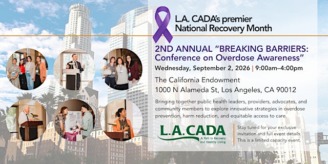 Image principale de 2nd Annual Breaking Barriers: Conference on Overdose Awareness