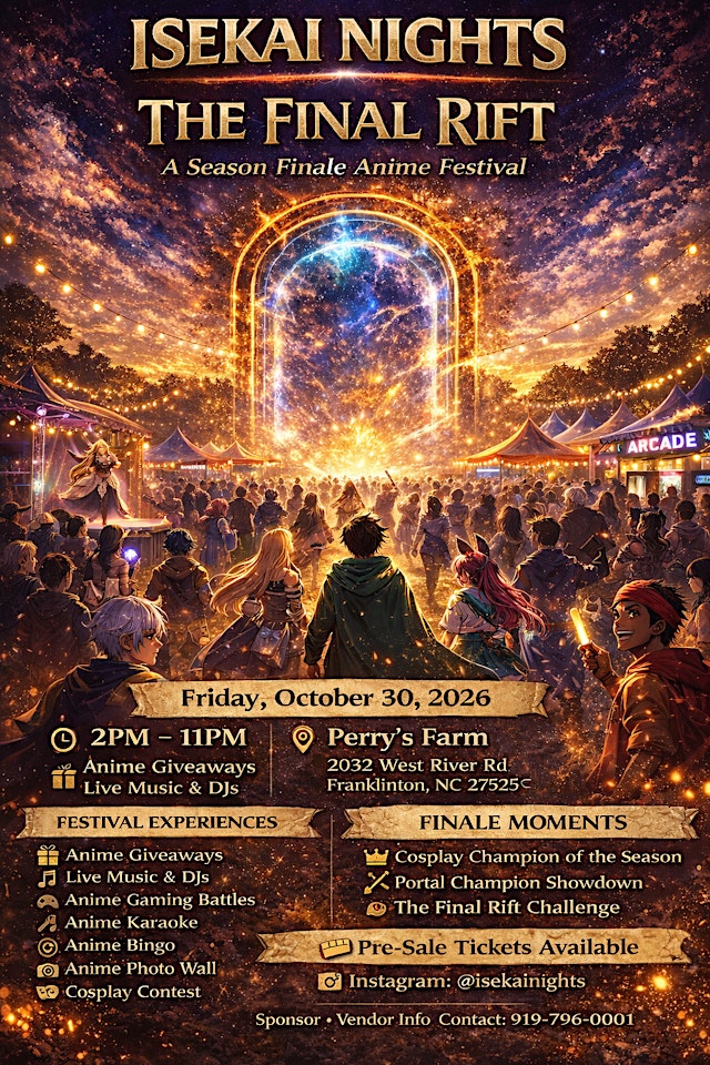 Isekai Night The Final rift end of year festival primary image