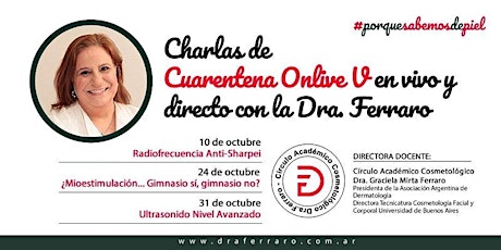 Grabaciones Charlas en Cuarentena con la Dra. Ferraro