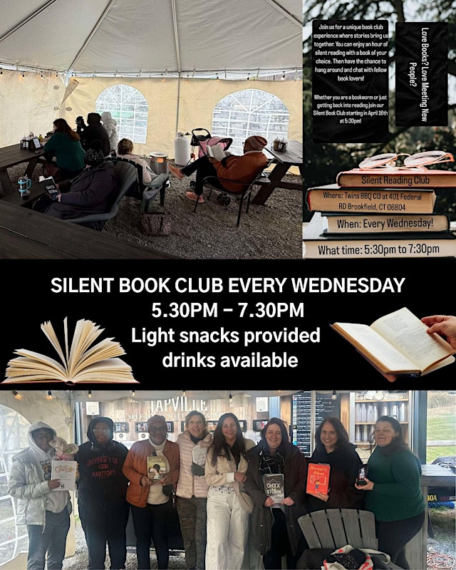 Image principale de Western Connecticut Silent Book Club