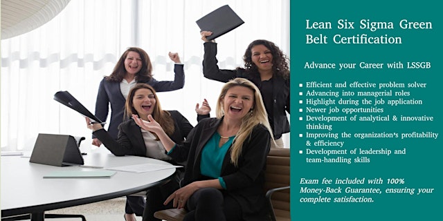Image principale de Lean Six Sigma Green Belt (LSSGB) Certification in Winston-Salem, NC